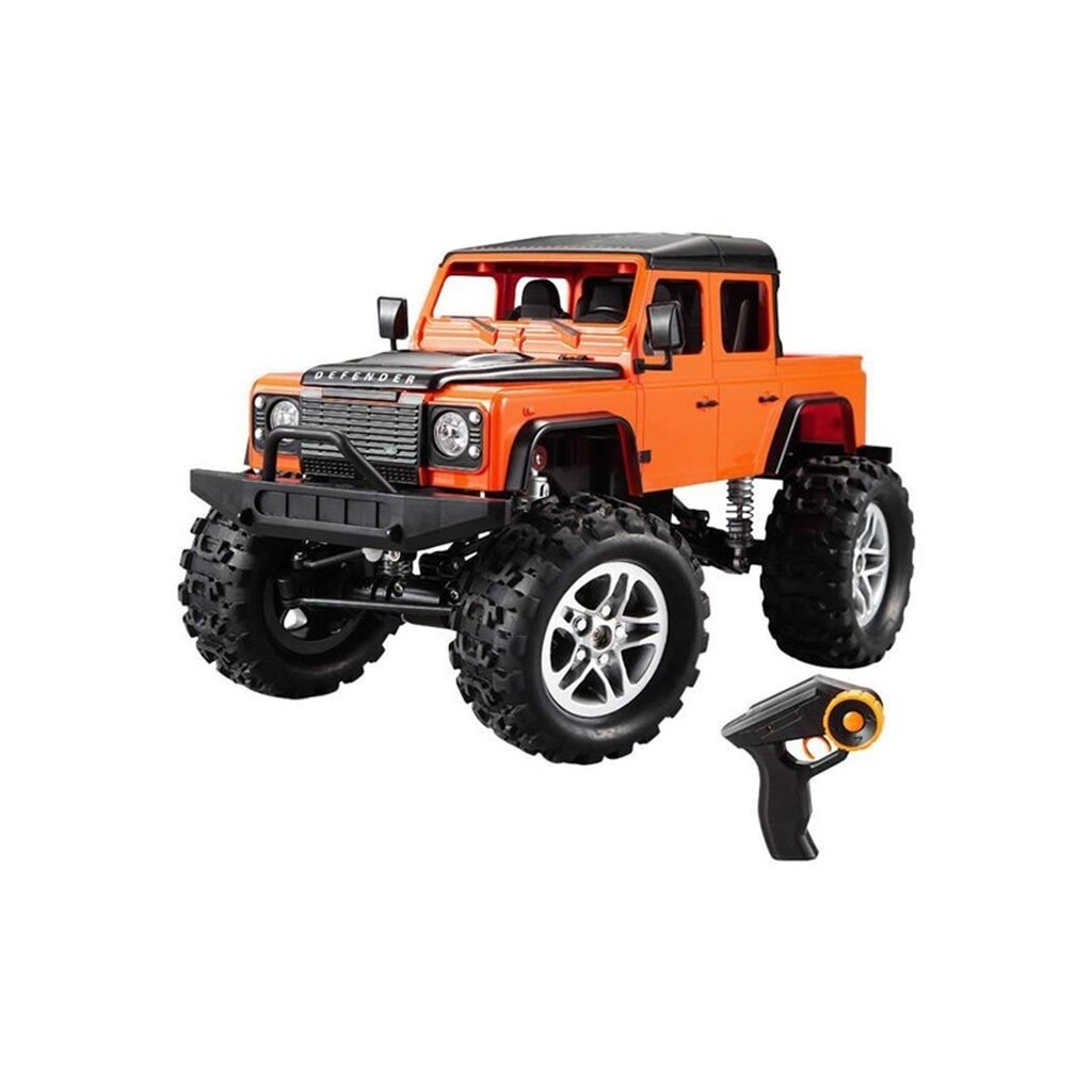 Double Eagle Remote-controlled car 1:14 (orange) Land Rover Defender (Pick-up) E332-003