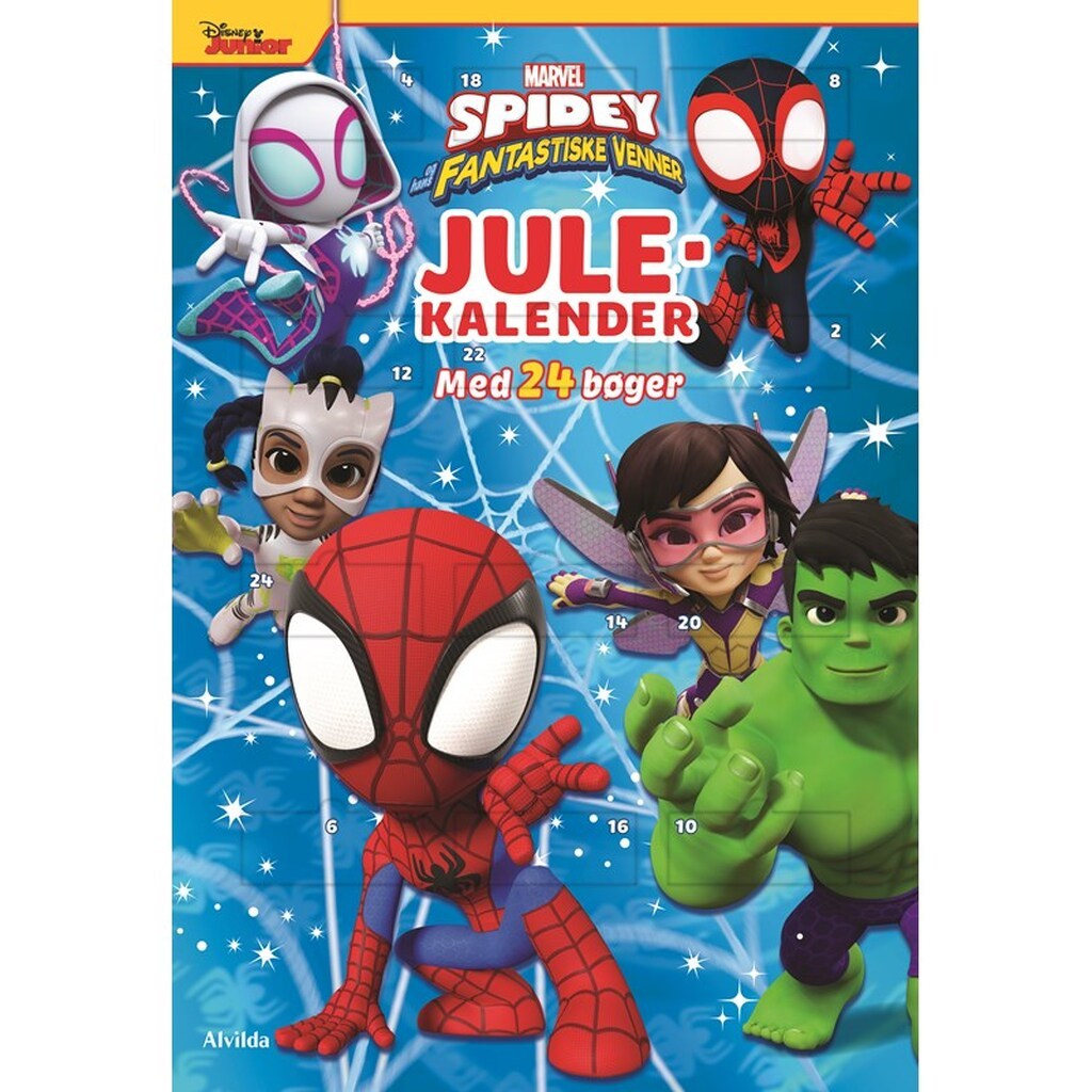 Forlaget Alvilda Spidey - Julekalender 2025