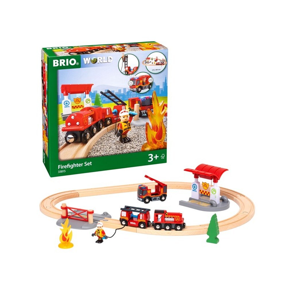 Brio 33815 Togsæt med brandmandstema