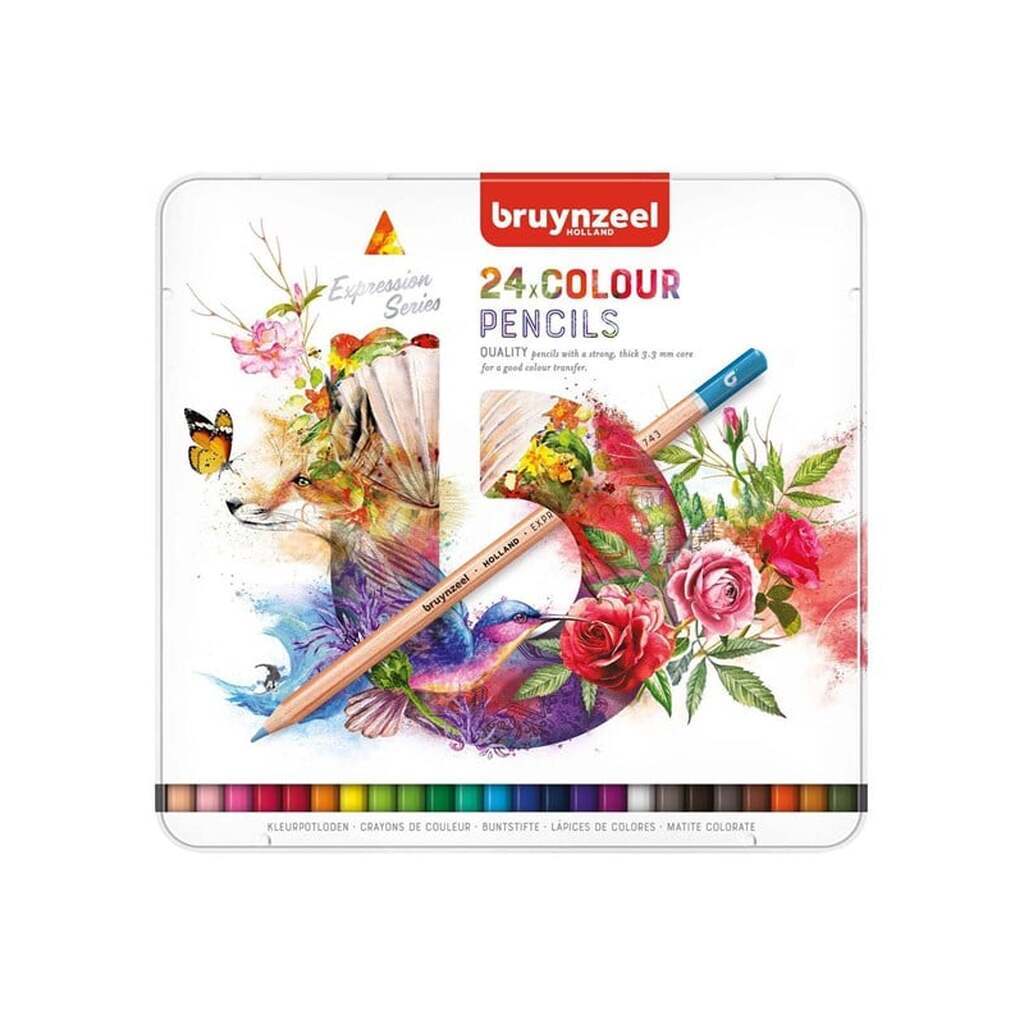 Bruynzeel Expression Colored Pencils Tin 24