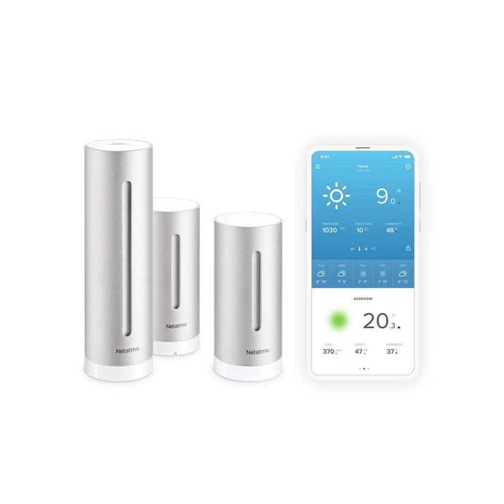 Netatmo Smart Vejrstation + Ekstra Indendørs Modul