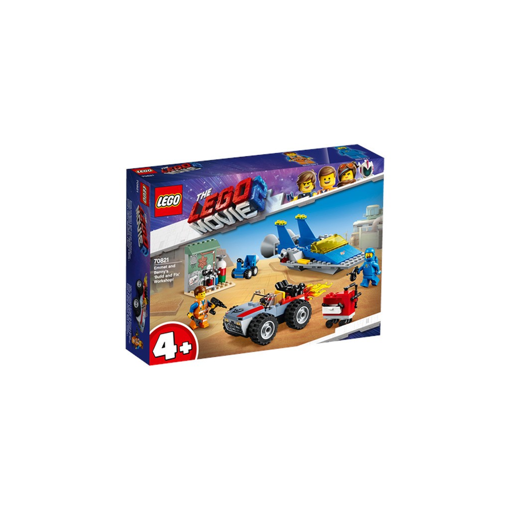 LEGO Lego Movie 70821 70821 Emmet og Bennys "Byg og fiks"-værksted!