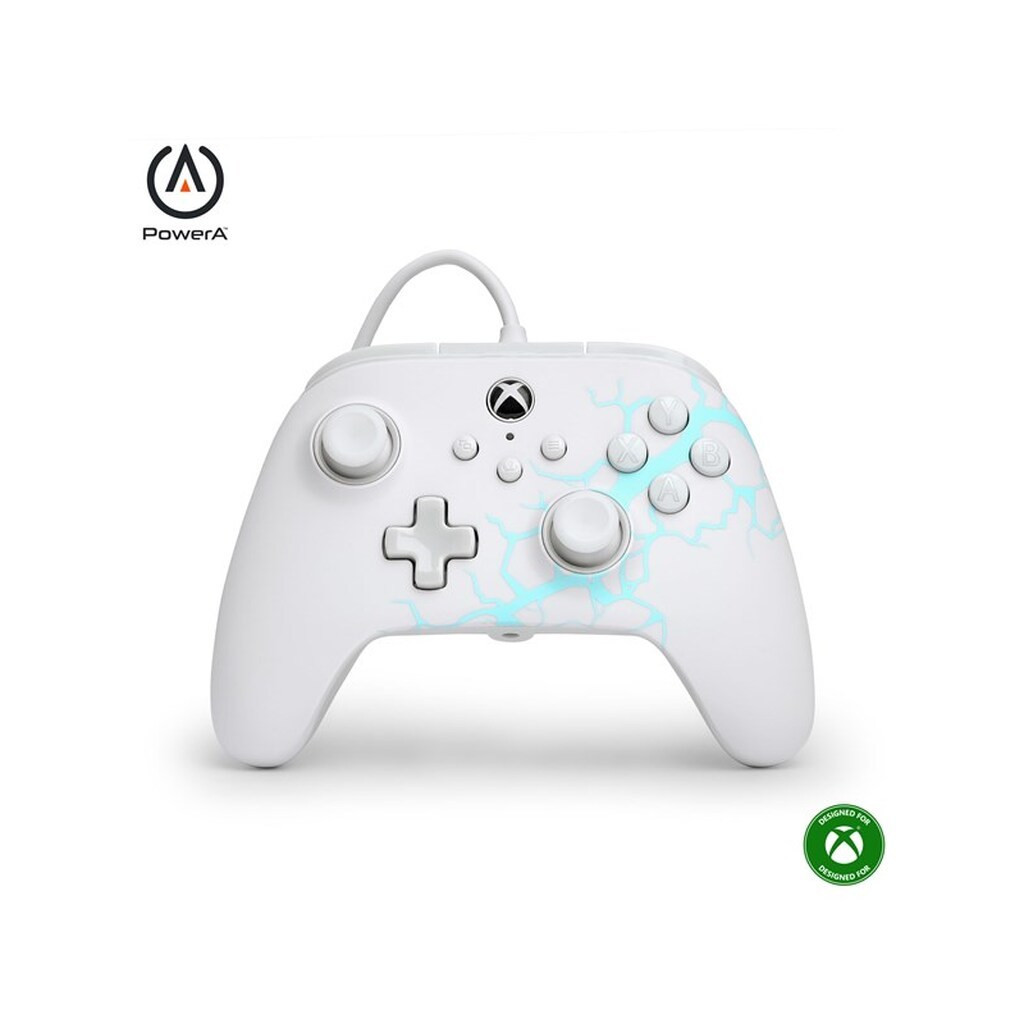 PowerA Advantage kablet controller til Xbox Series X|S - Arctic Ice