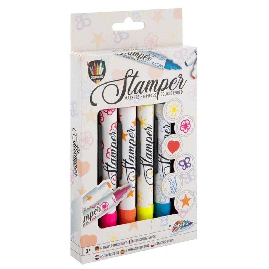 Hobby Mate Stempeltusser, 6 stk.