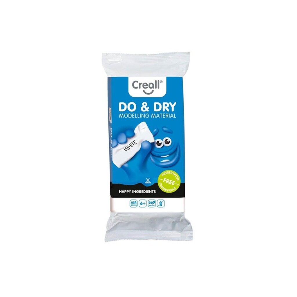 Creall Do&amp;Dry Modeling Clay Preservation Free White 500gr.