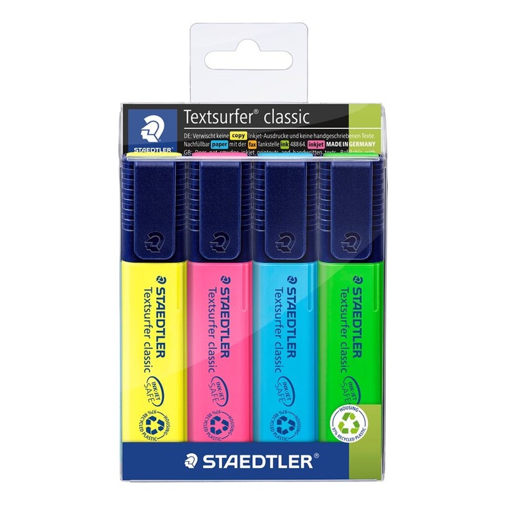 Staedtler Textsurfer Classic Inkjet 4 ass/etui