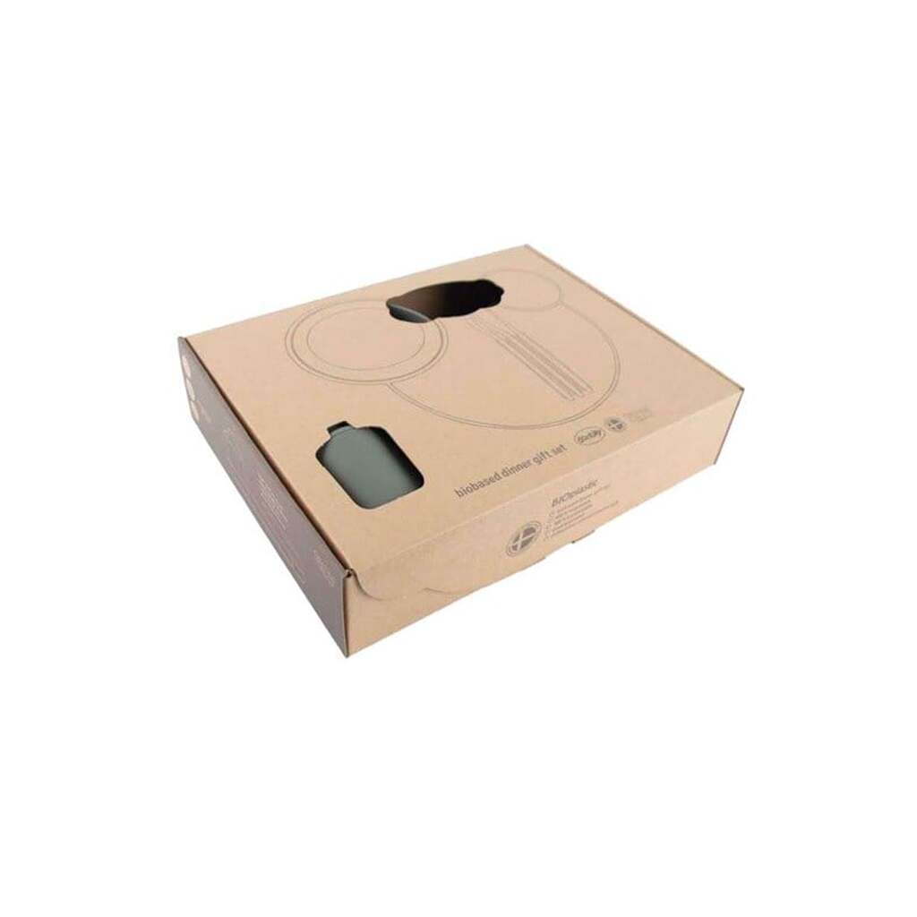 Dantoy - Children&apos;s Tableware Olive Green 7 Pieces.