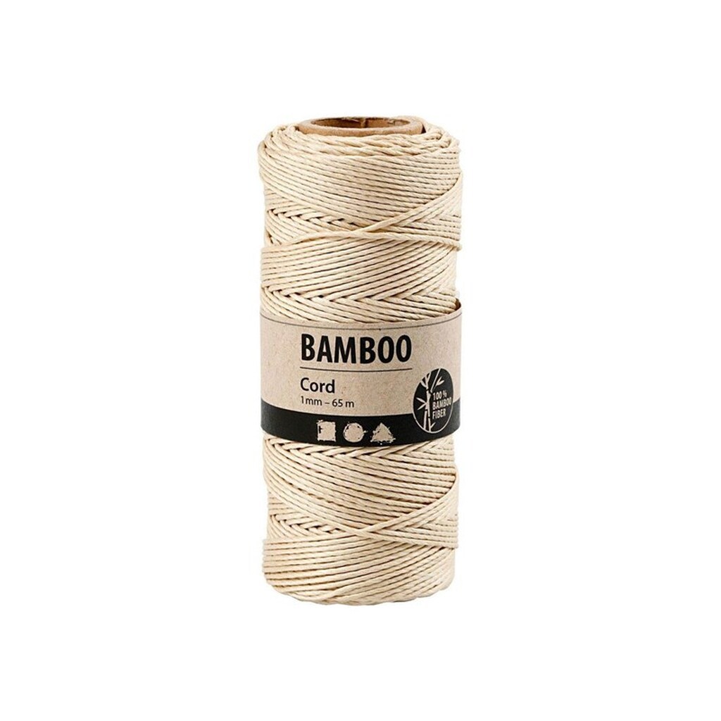 Creativ Company - Bamboo cord Off-white 65m