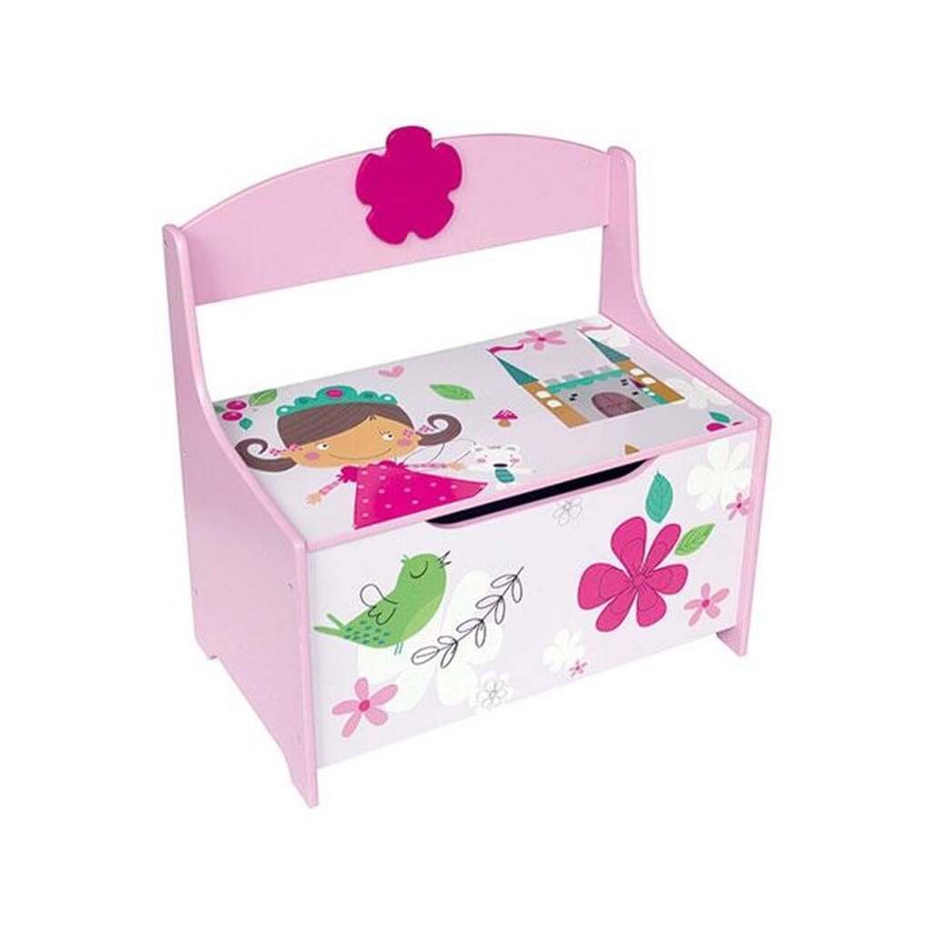 Playwood Wooden Toy Bench - Pink
