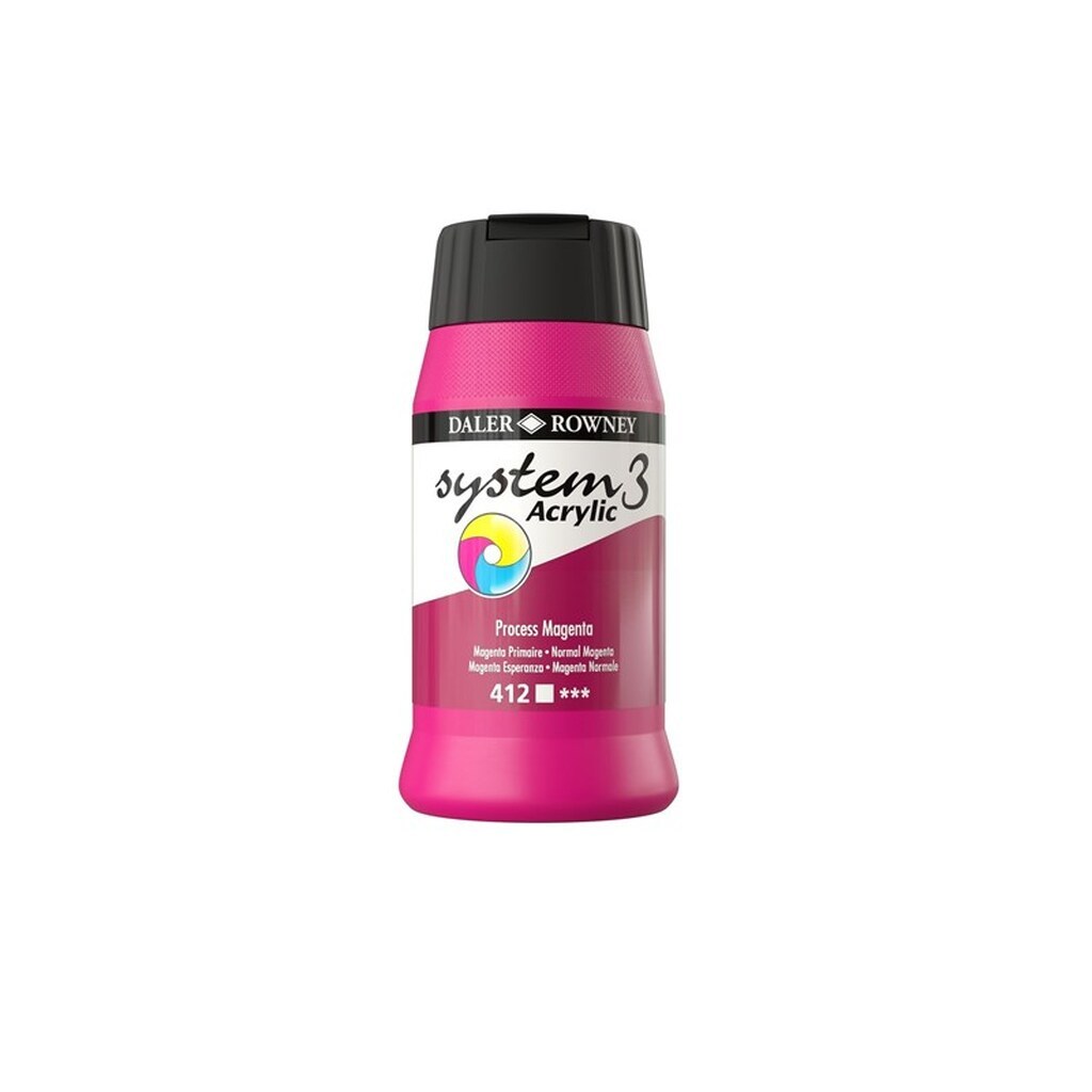 Daler-Rowney System3 500 ml Process Magenta