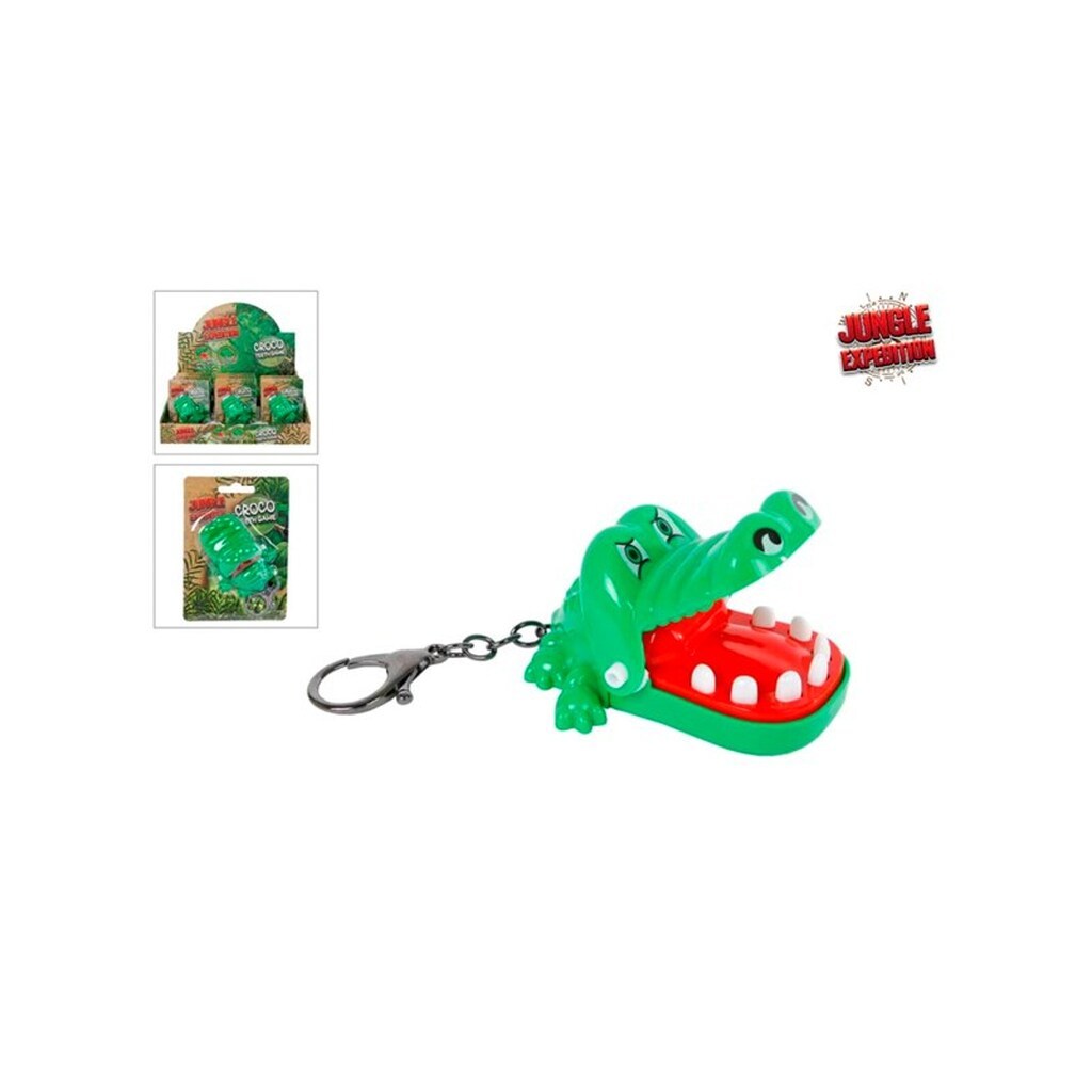 Pocket Money Croco Teeth Game Keychain CDU