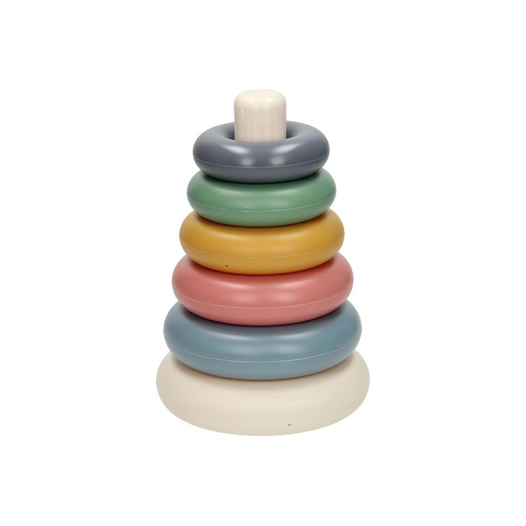 Cavallino Toys Stacking rings Pastel colors 7 pcs.