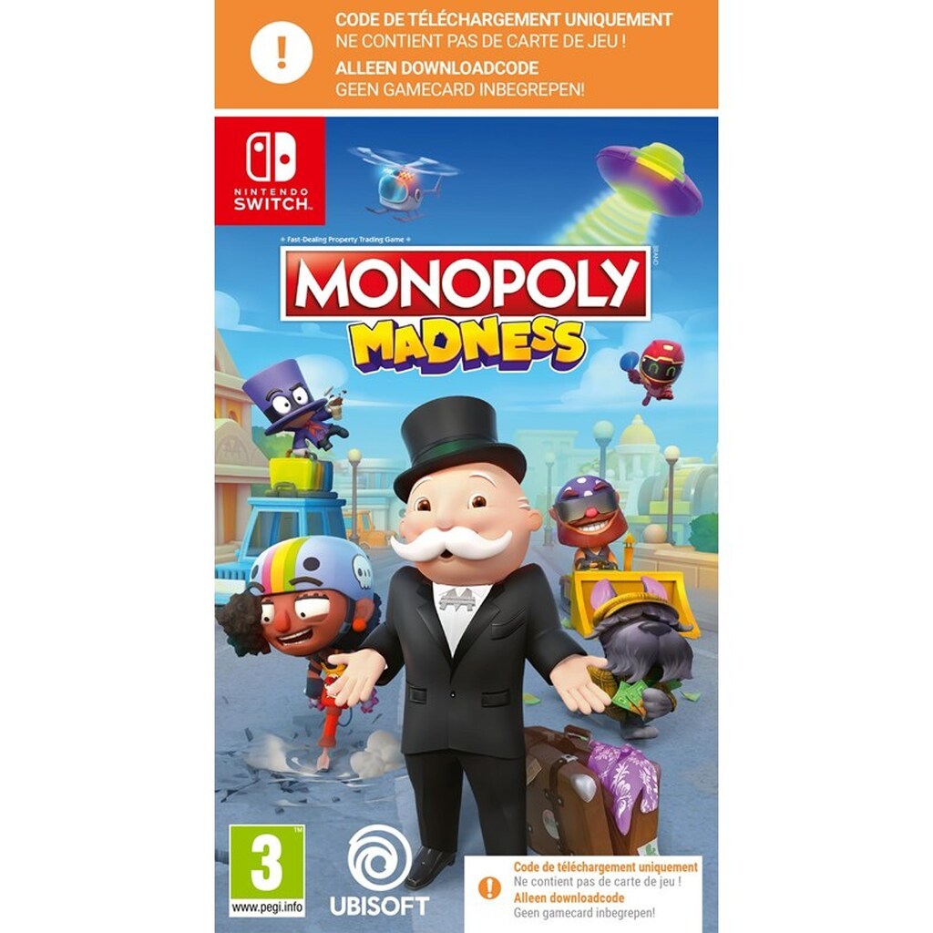 Monopoly Madness (Code in a Box) - Nintendo Switch - Entertainment