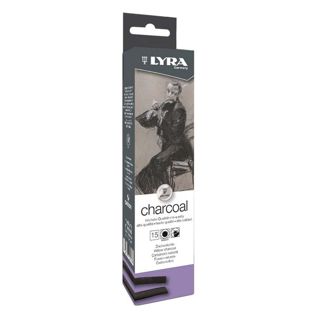 Lyra Charcoal Medium 5-6mm Box 15 pcs