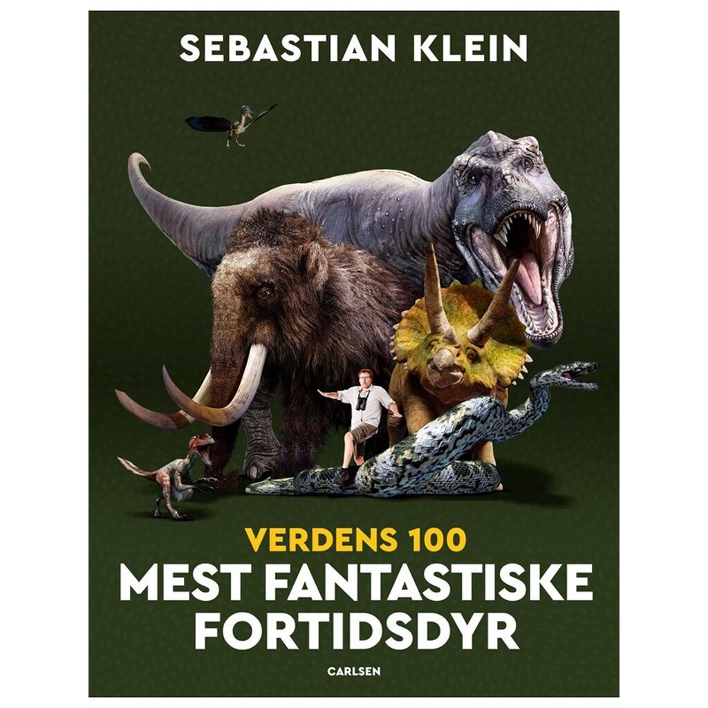 Verdens 100 mest fantastiske fortidsdyr - Børnebog - Hardcover