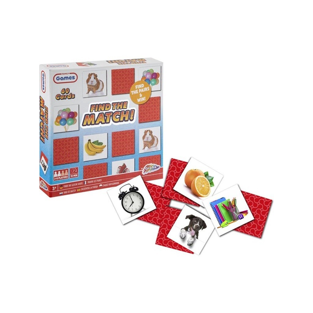 Creative Craft Group Memory Spil, Find the Match, 60 cards
