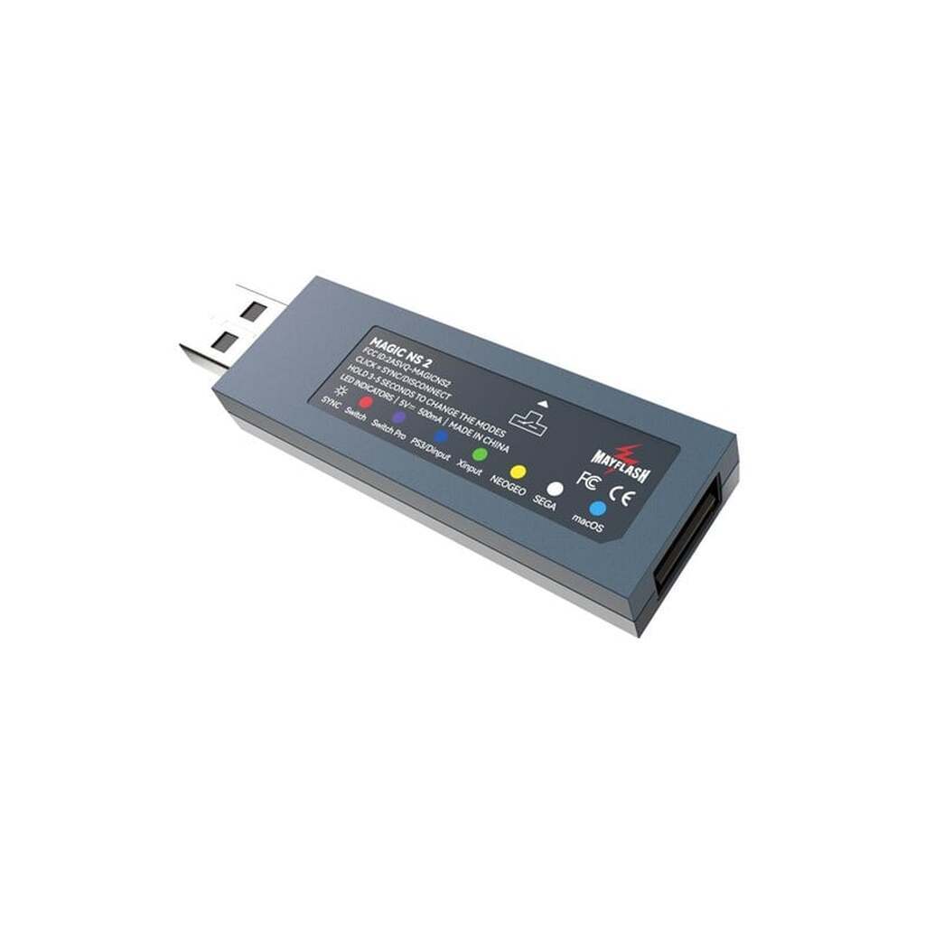 Mayflash MAGIC NS 2 Wireless Bluetooth Controller USB Adapter - Wired Tilbehør til spillekonsol - Nintendo Switch