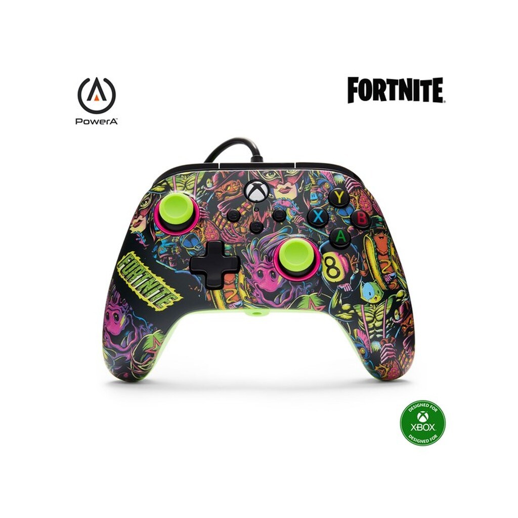 PowerA Advantage kablet controller til Xbox Series X|S - Fortnite Glow