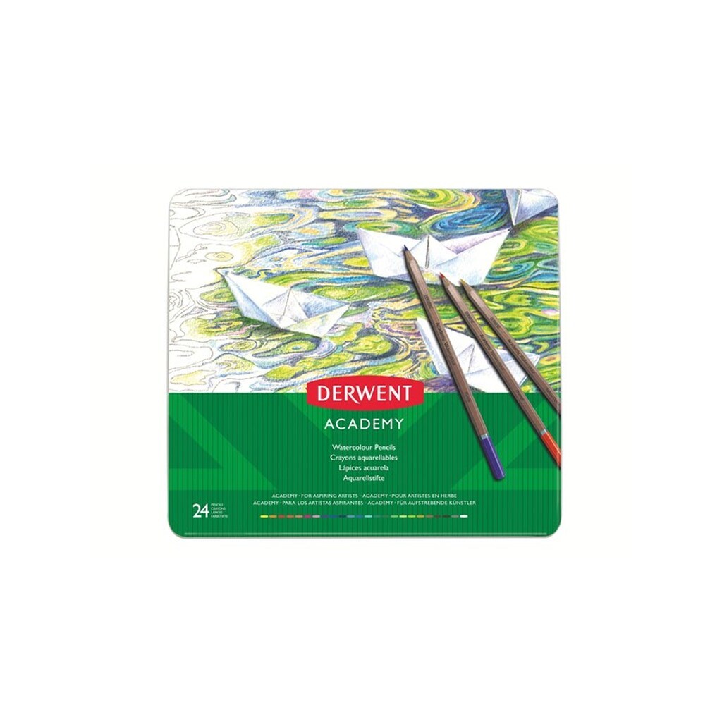 Derwent akvarelfarve blyanter (24 stk.)