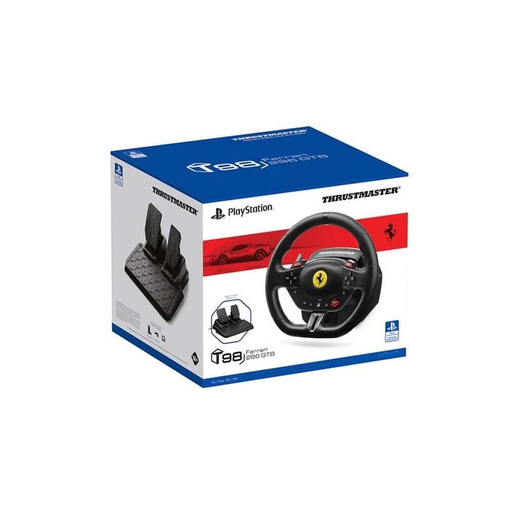 Thrustmaster T98-P FERRARI 296 GTB - PC - Playstation 4 &amp; 5 - Wired Wheel - Sony PlayStation 4