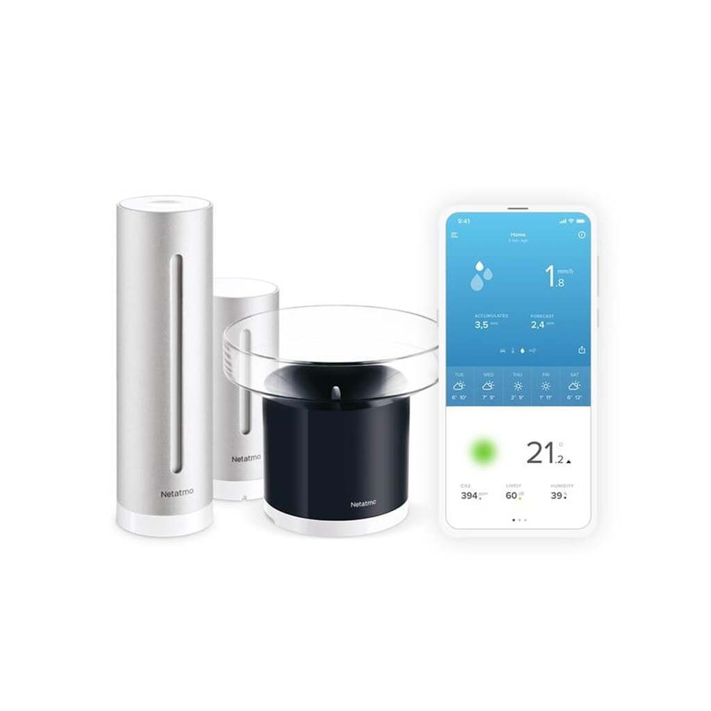Netatmo Smart Vejrstation Inkl. Regnmåler