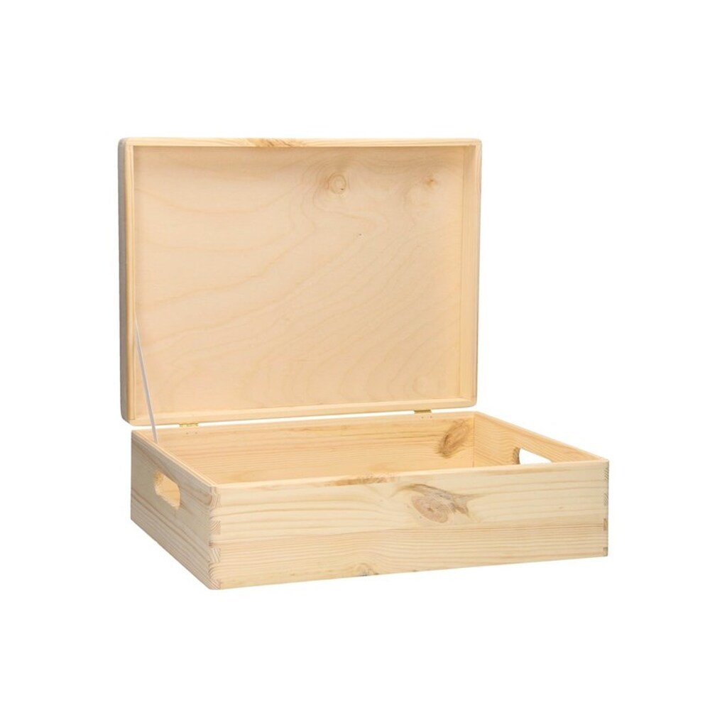 Playwood - Storage Chest Rectangular Hinged Lid Pine