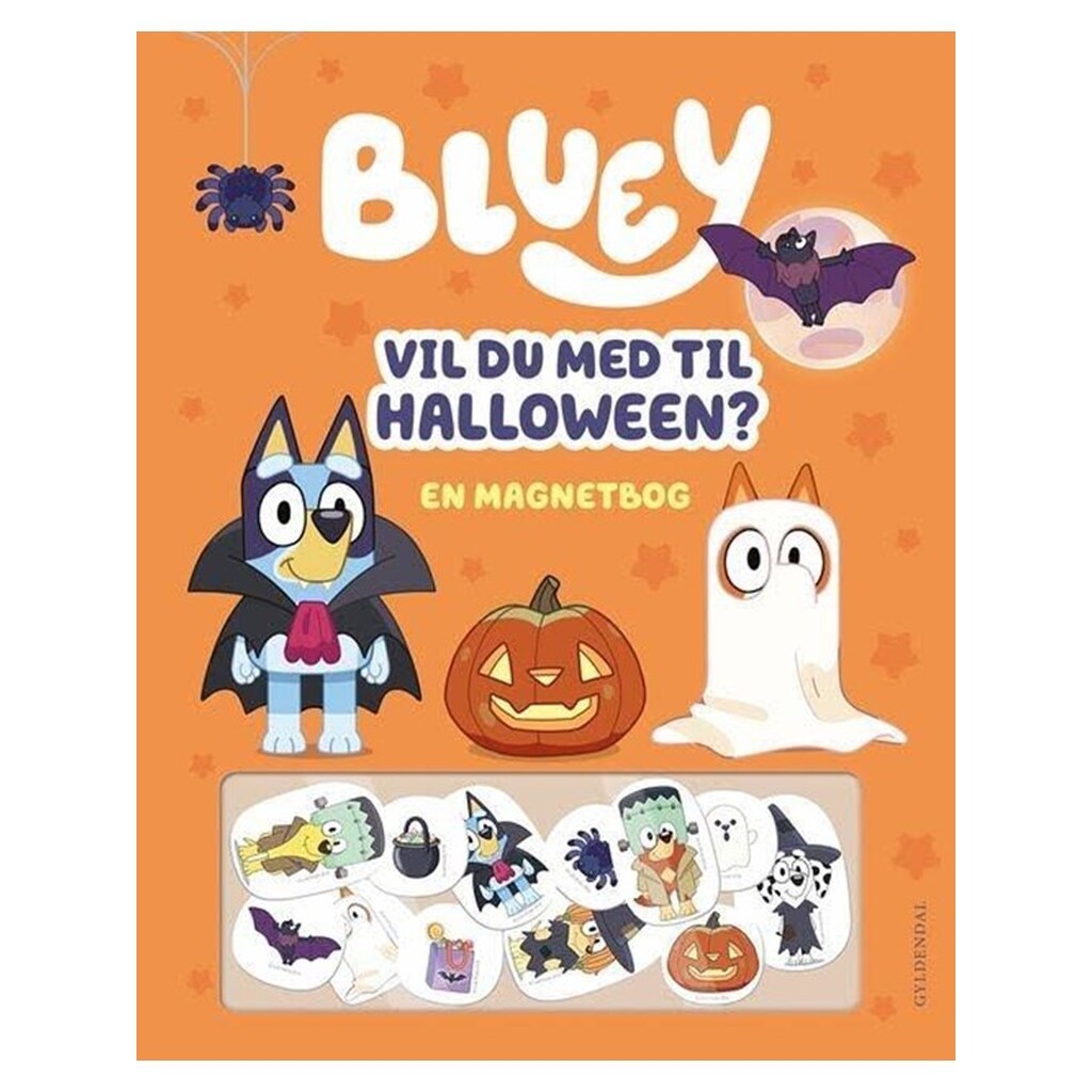 Bluey - Vil du med til halloween? - Børnebog - Papbog