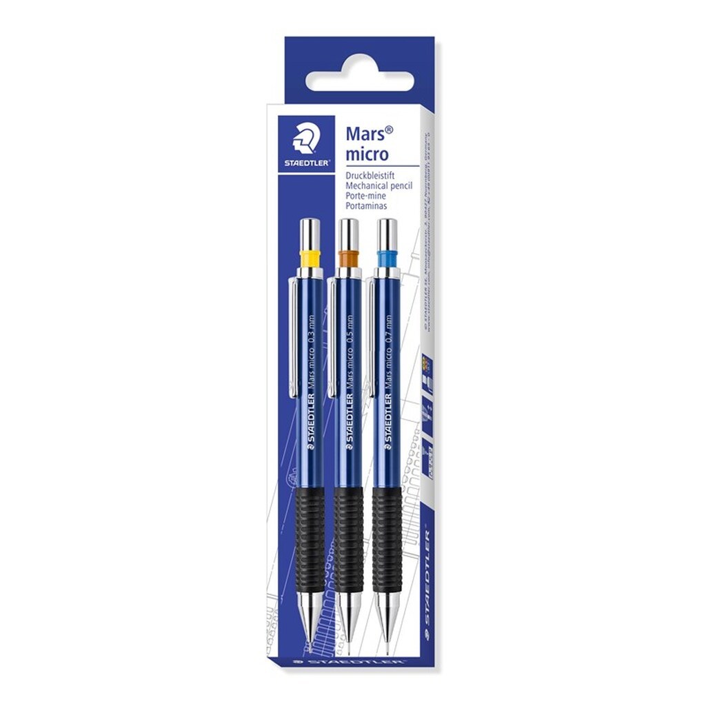 Staedtler MARS MICRO PENCIL 0,3-0,5-0,7mm 3 AS/ETU
