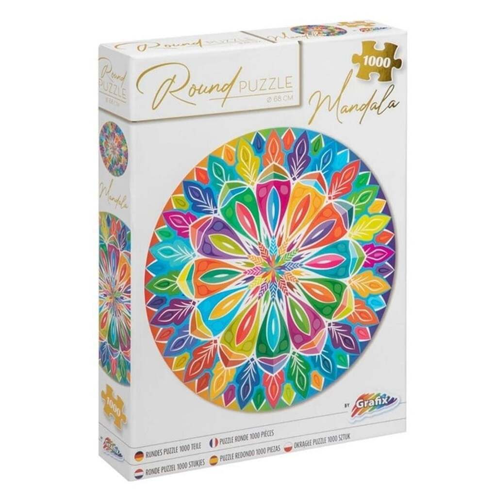 Creative Craft Group Puslespil 1.000 brikker. Rund. MANDALA