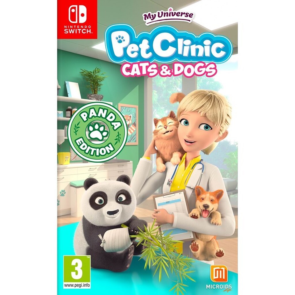 My Universe: Cats + Dogs Pet Clinic - Panda Edition - Nintendo Switch - Virtuelle kæledyr