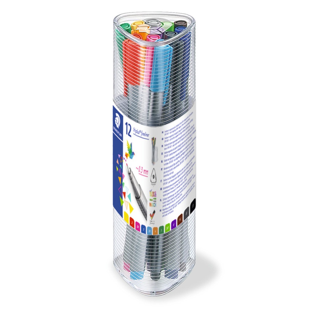 Staedtler Triplus Fineliner 0,3mm 12 Ass/ Promo