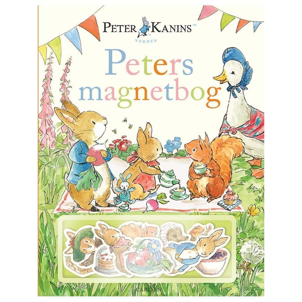 Peter Kanin - Peters magnetbog - Børnebog - Papbog