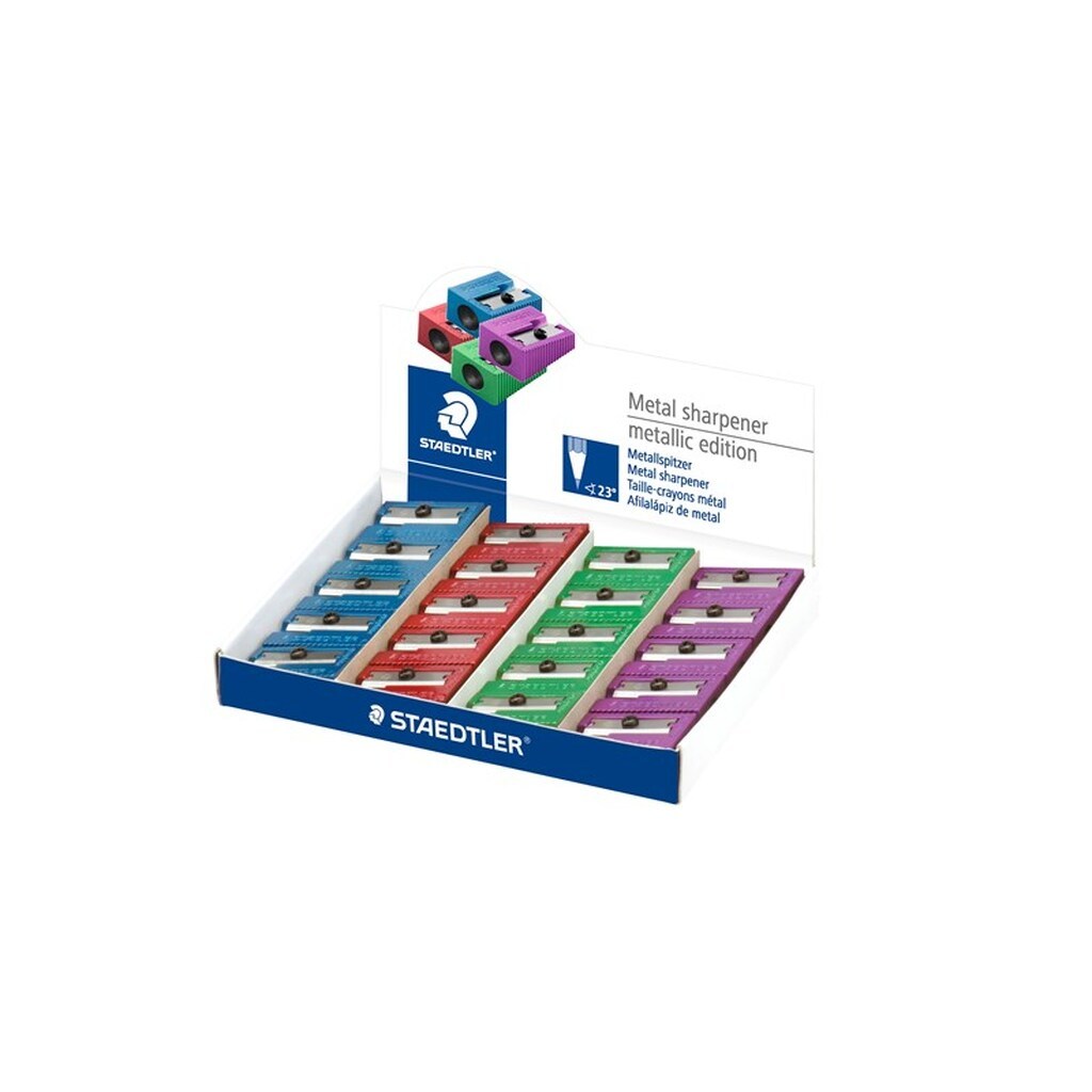 Staedtler METAL BLYANTSPIDSER METALLIC, ÆSKE 20 STK
