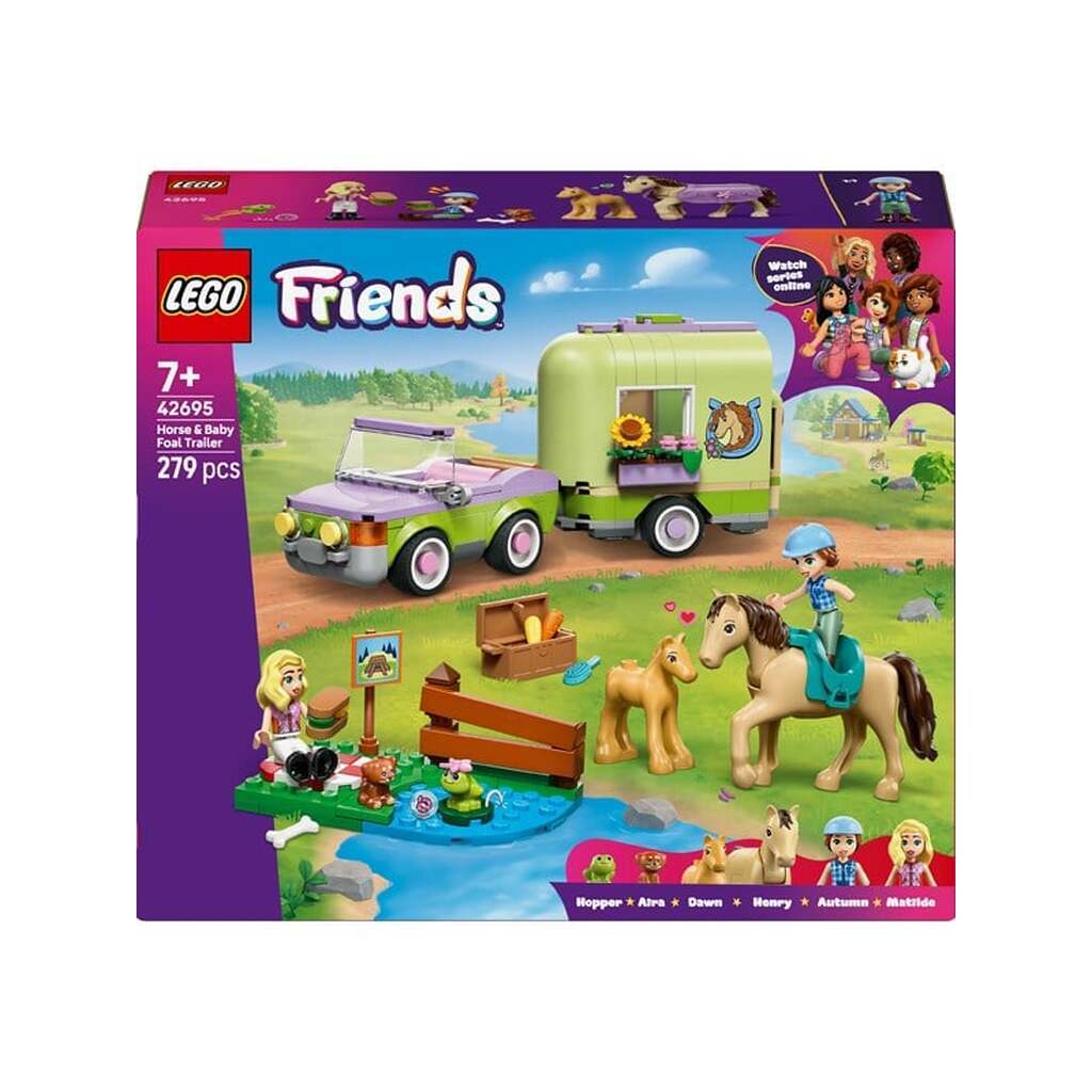 LEGO Friends 42695 Heste- og føltrailer