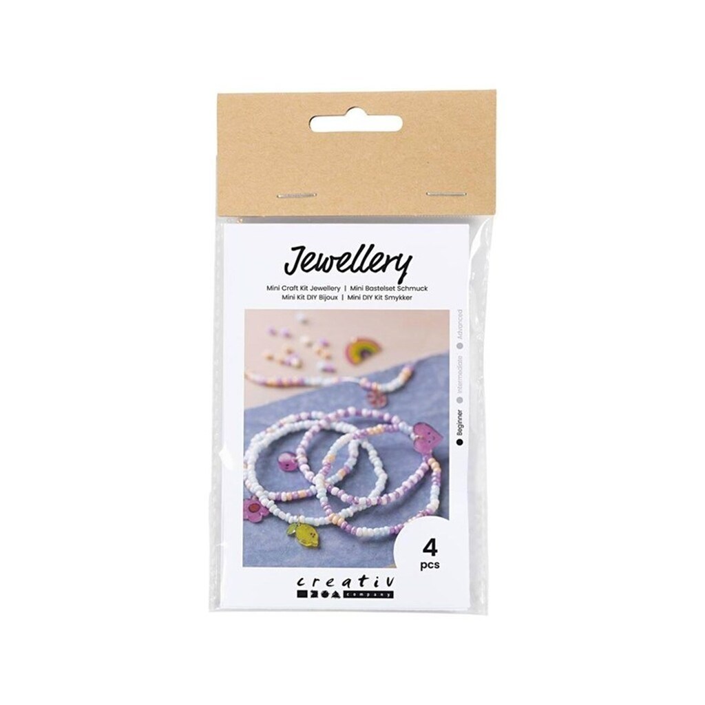 Creativ Company - Mini Hobbyset Jewelry Shrink Wrap Bracelets Purple