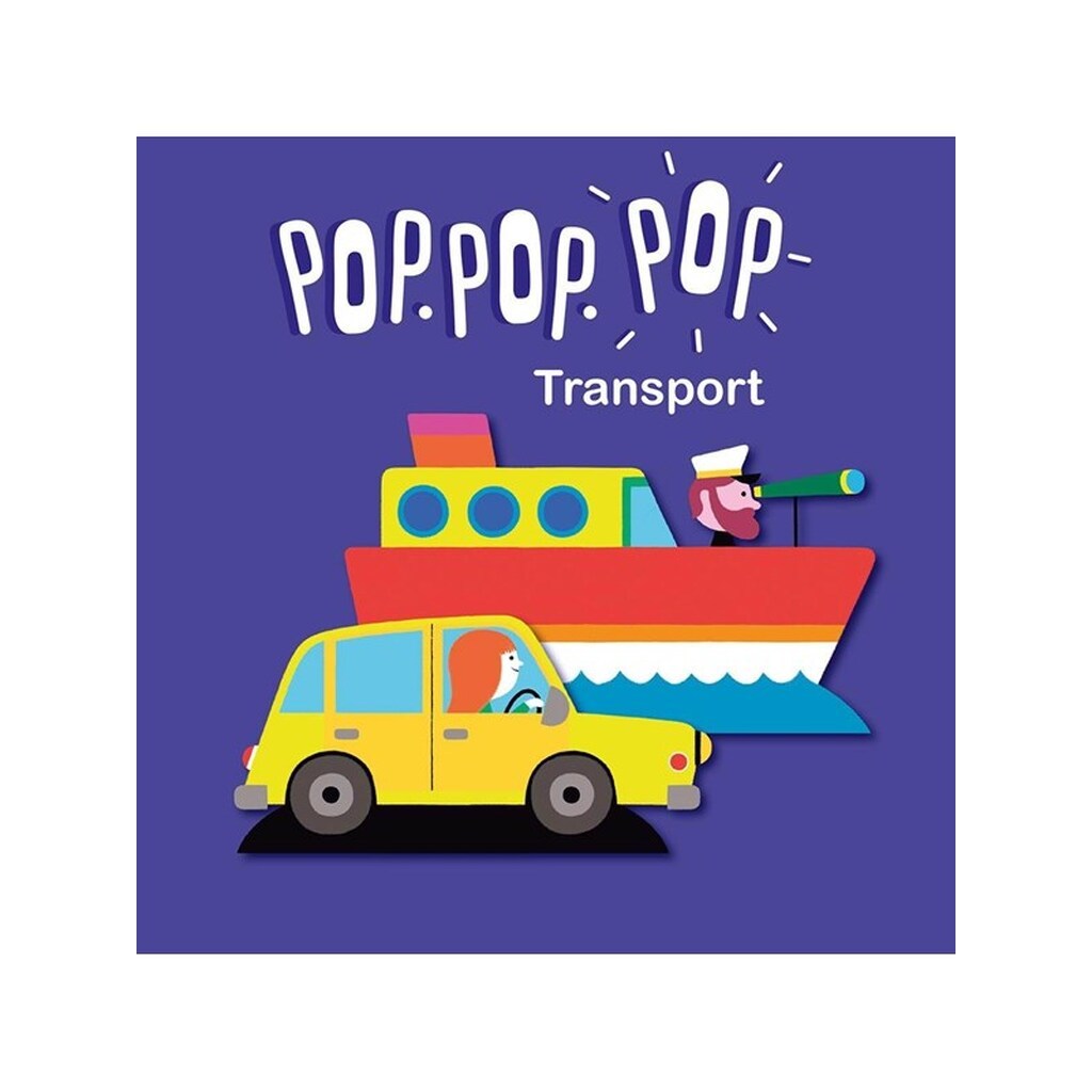 POP POP POP - Transport - Børnebog - Papbog