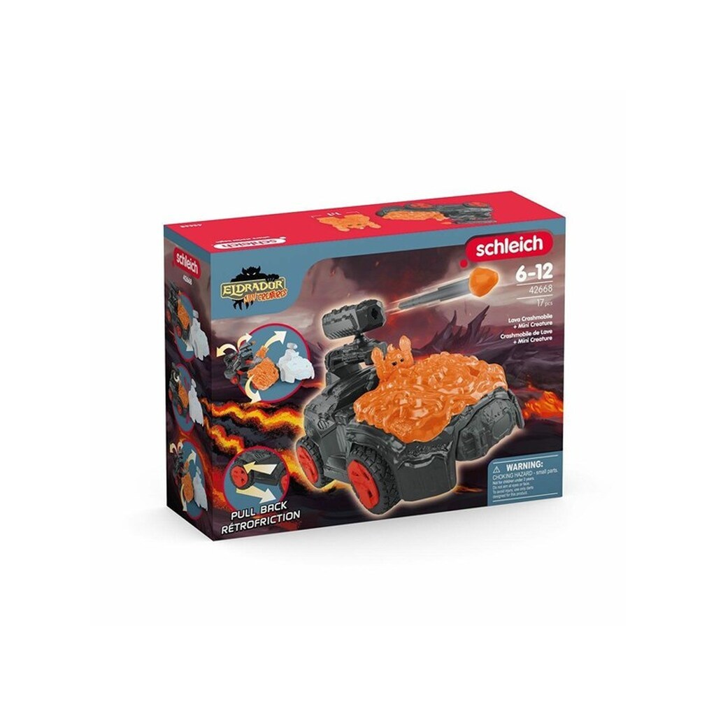 Schleich Lava-crashmobil med MINI CREATURE