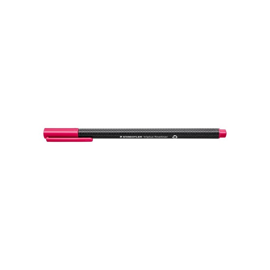 Staedtler TRIPLUS FINELINER rPP, 10 stk BORDEAUX