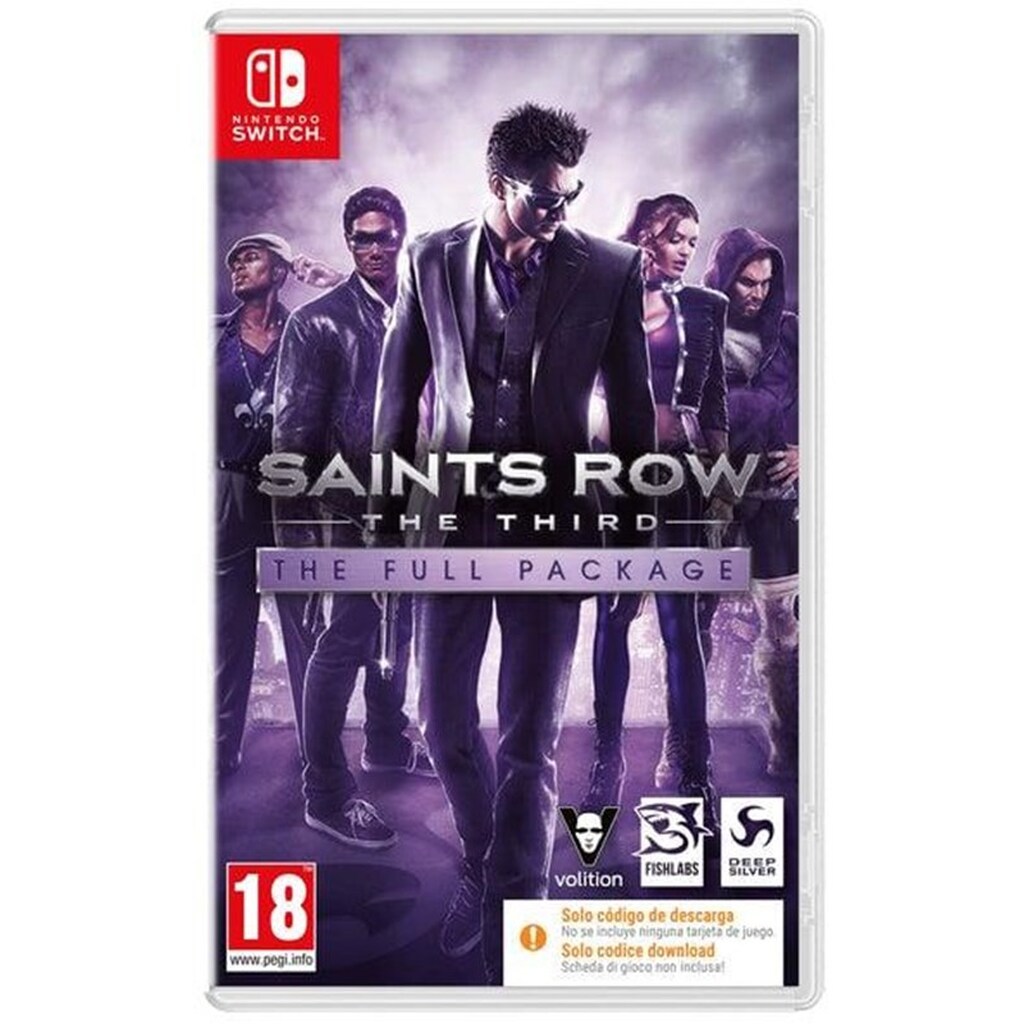 Saints Row: The Third - The Full Package (Code in a Box) - Nintendo Switch - Action