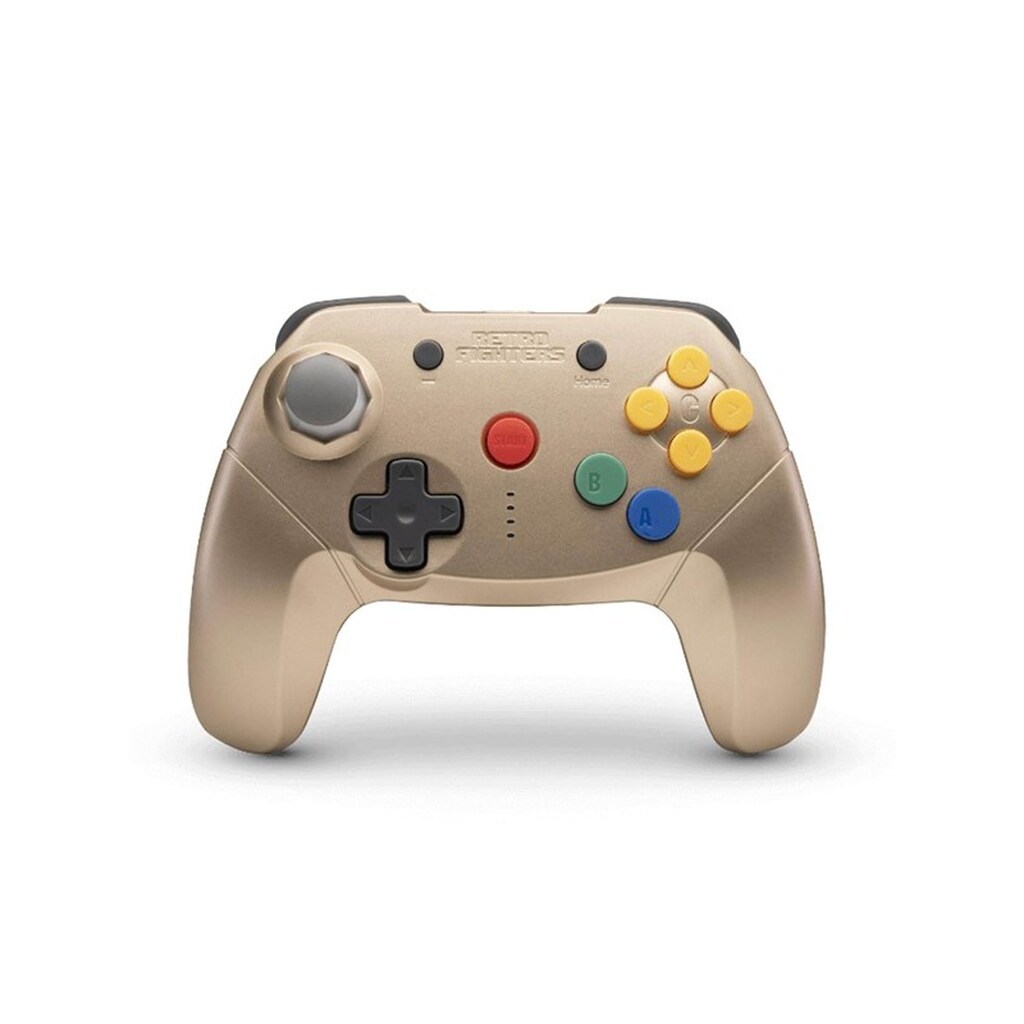 Retro Fighters Brawler64 Bluetooth NSO Edition - Gold - Wireless Controller - Nintendo Switch