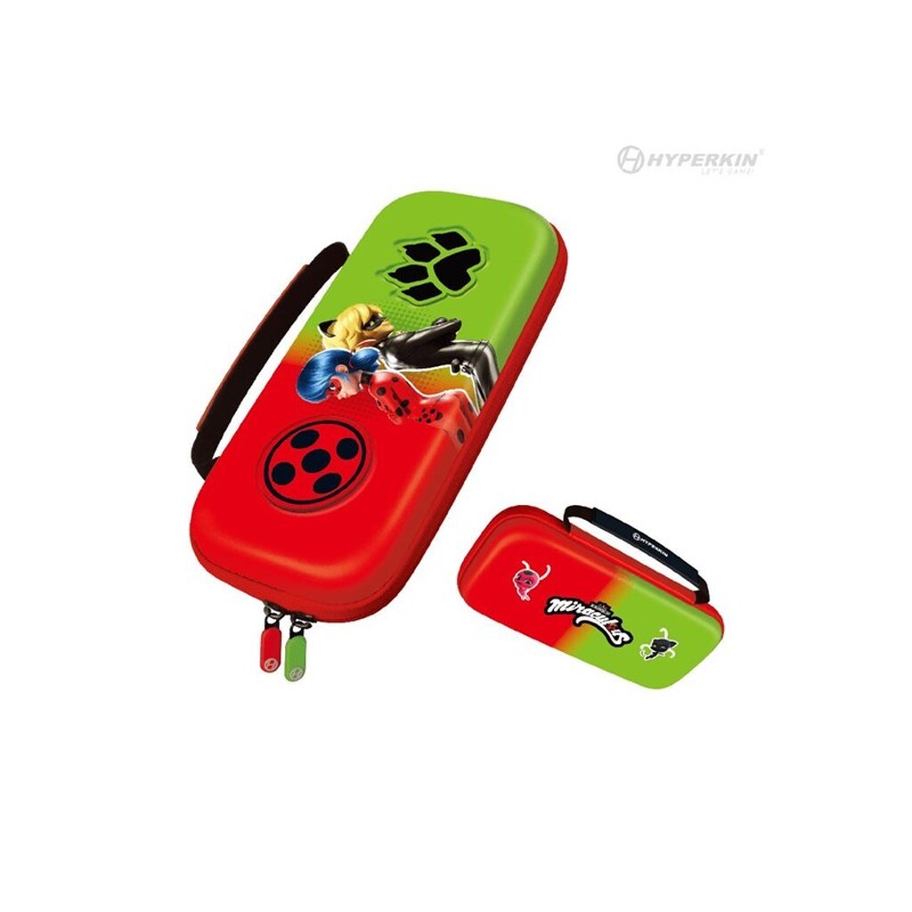 Hyperkin Official Miraculous Hard Carrying Case (Bug &amp; Cat) - Miscellaneous Taske - Nintendo Switch