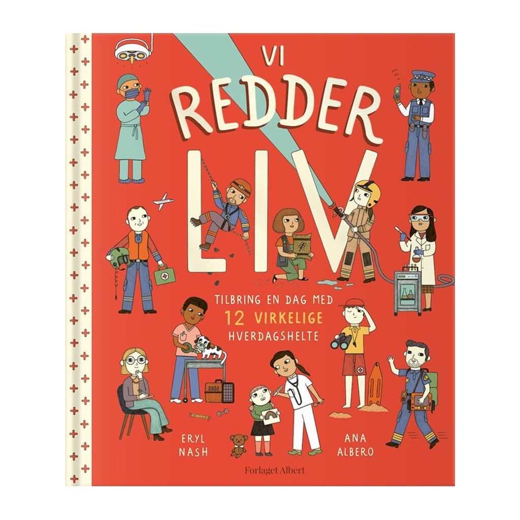 Vi redder liv - Børnebog - Hardcover