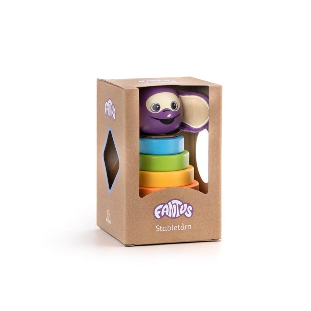 Fantorangen &amp; Fantus  Stabelklodser i træ 16 cm
