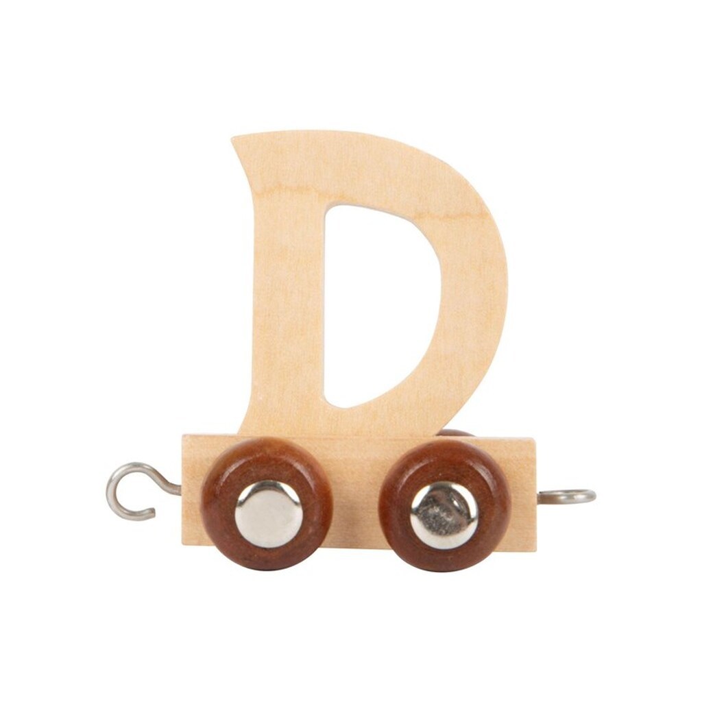 Small Foot - Wooden Letter Train - D