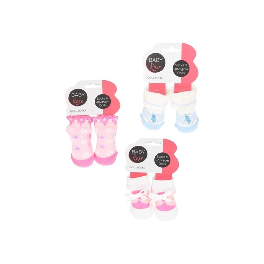 Baby Rose Doll Socks
