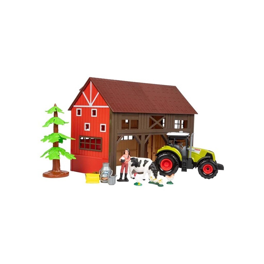 Toi-Toys Ackers Ville Farm with Tractor Light and Sound Playset 12pcs.