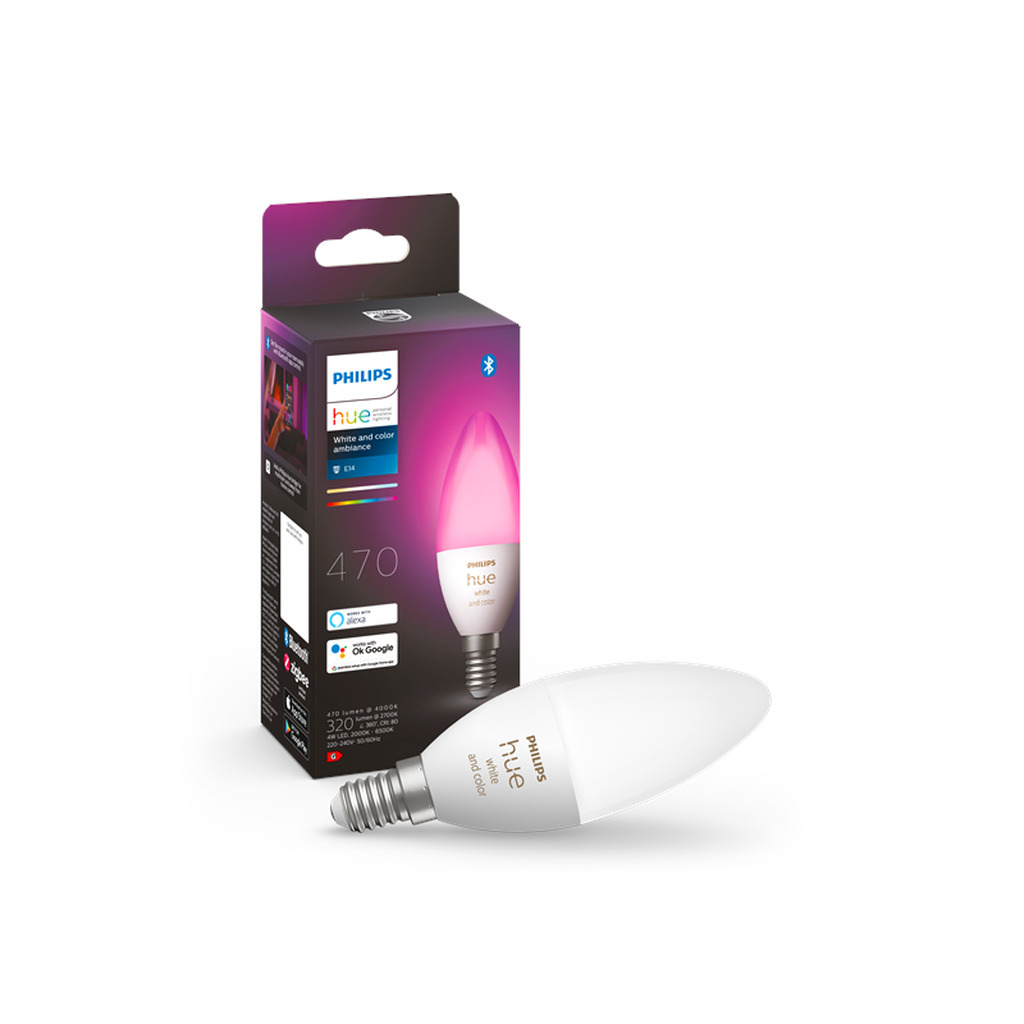 Philips Hue Color E14 B39 Kertepære - 1-Pakke