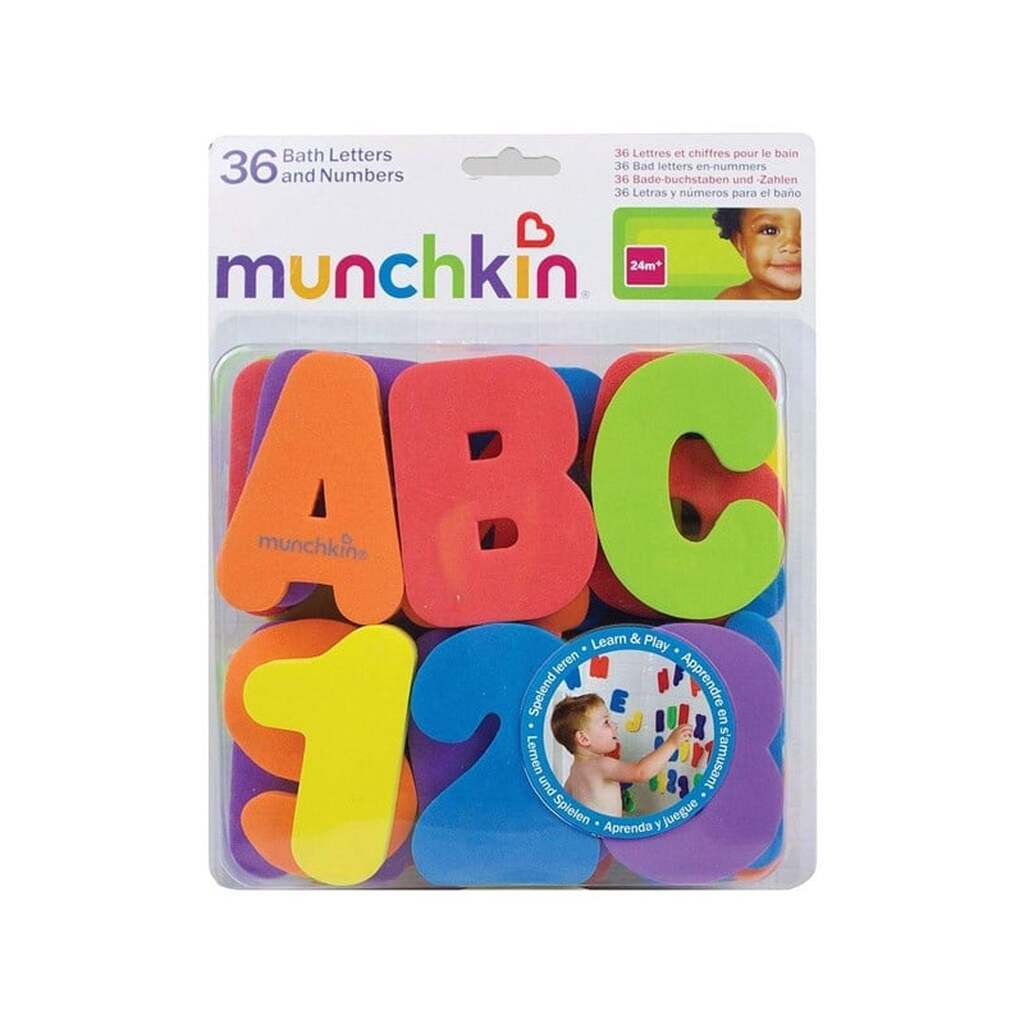 Munchkin toy Bath letters and numbers 011108