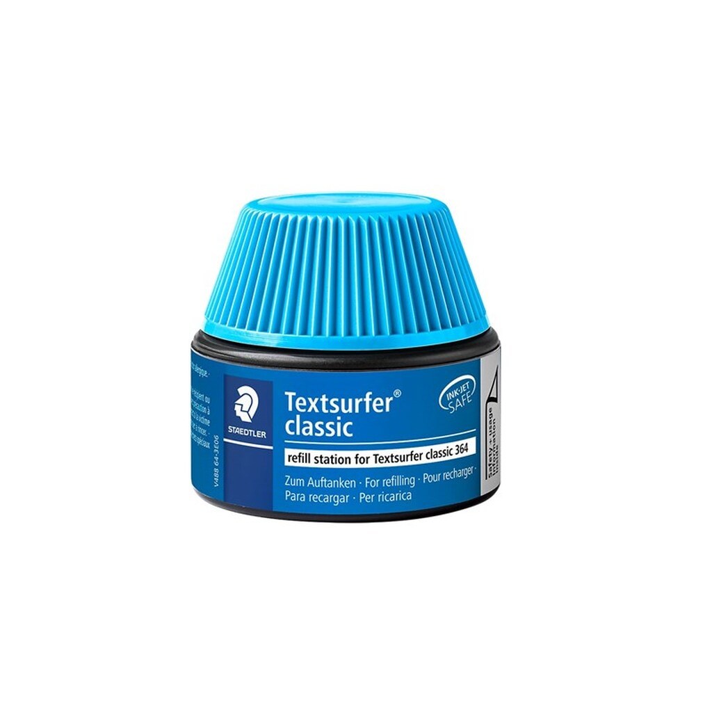 Staedtler REFILL, 4 STK, TIL TEXTSURFER CLASSIC 362 BLÅ