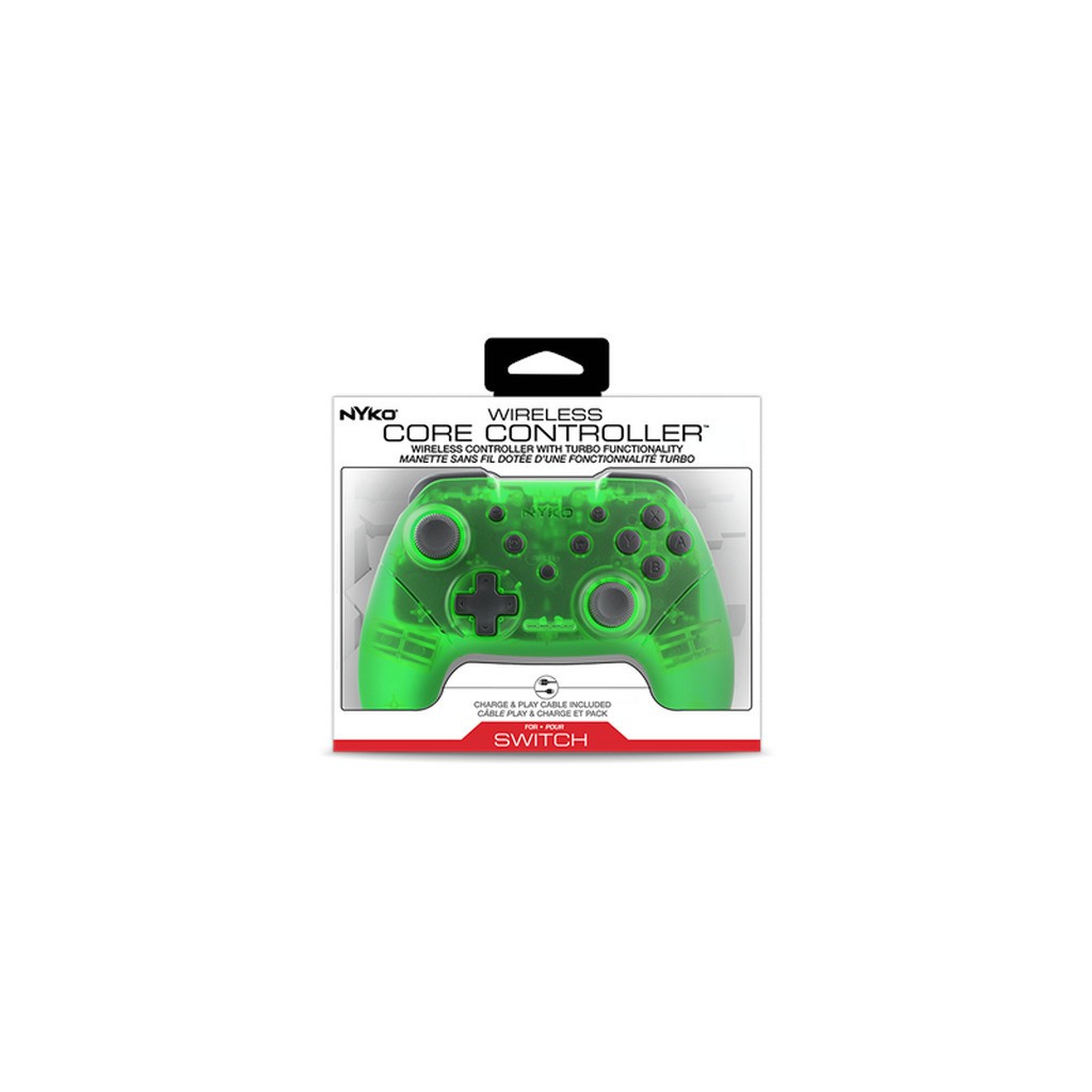 Nyko Wireless Core Controller (Green) for Nintendo Switch - Wired Controller - Android